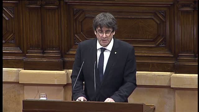Puigdemont manda un mensaje al pueblo español: No tenemos nada en contra de España y de los españoles