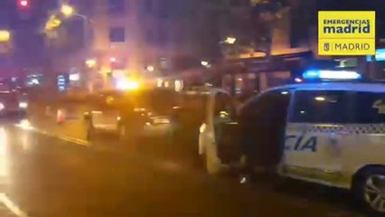 Download Video: Herido grave un hombre de 68 años atropellado por un vehículo sin conductor en Madrid