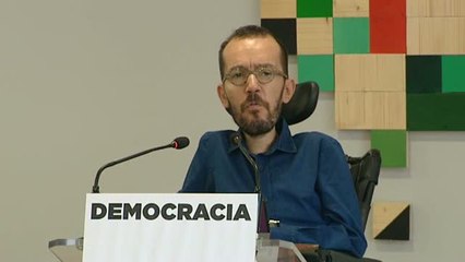 Echenique &#039;en shock&#039; tras la aplicación del 155 en Cataluña
