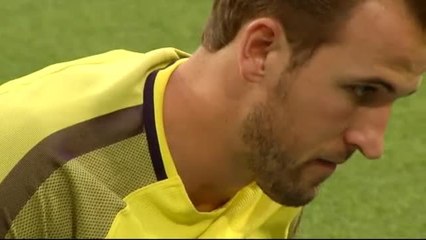 El Tottenham entrena en el Bernabéu con Harry Kane como principal amenaza