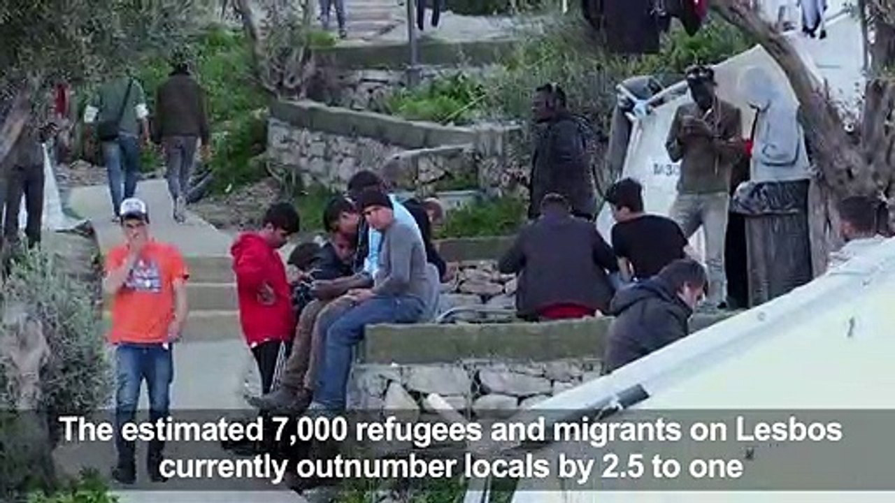 Lesbos continues to feel 'burden' years after migrant crisis