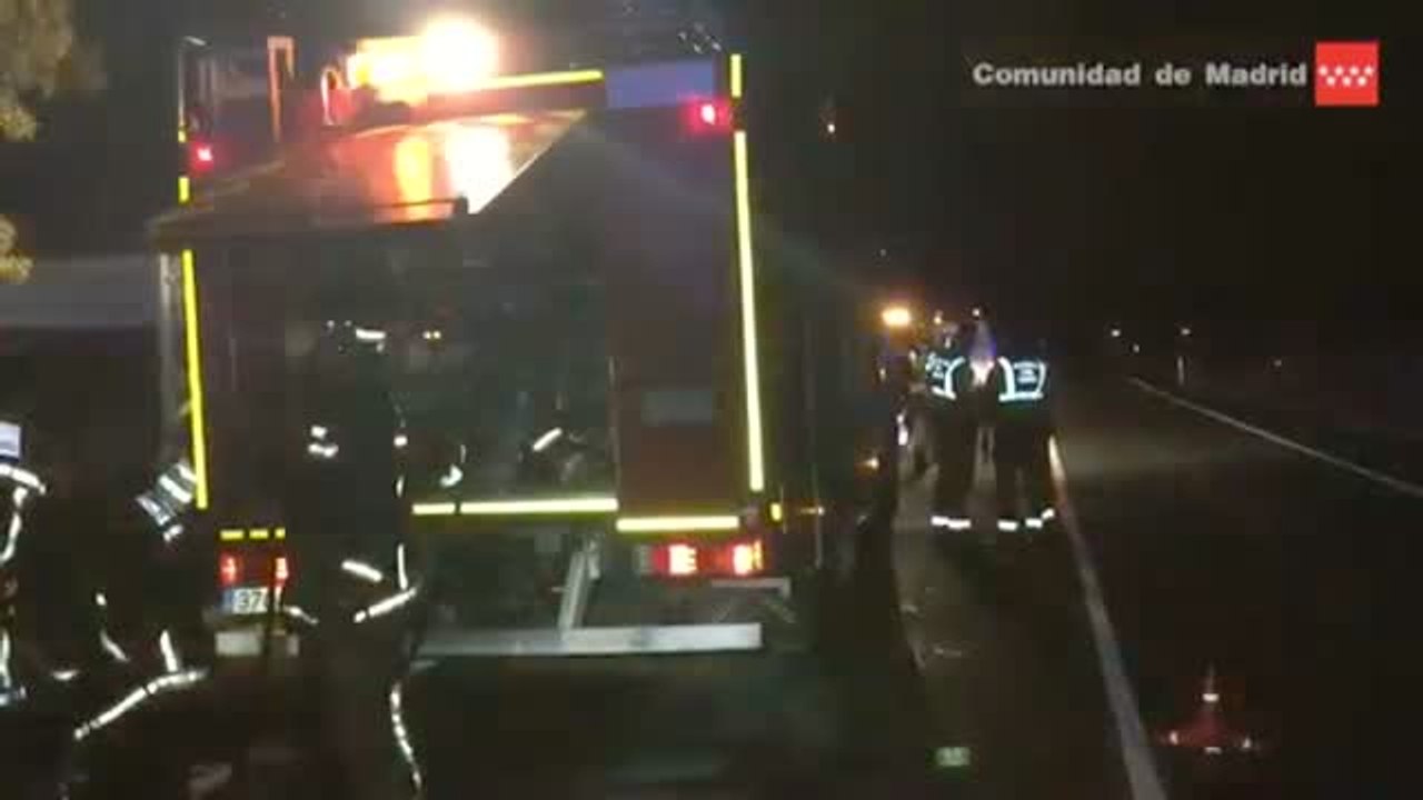 Dos personas mueren calcinadas en su coche tras un accidente