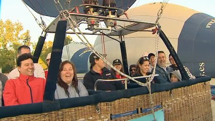 Aranjuez a vista de pájaro en el Tercer Festival Aerostático