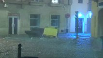 Una fuerte tromba de agua causa el caos en Jerez