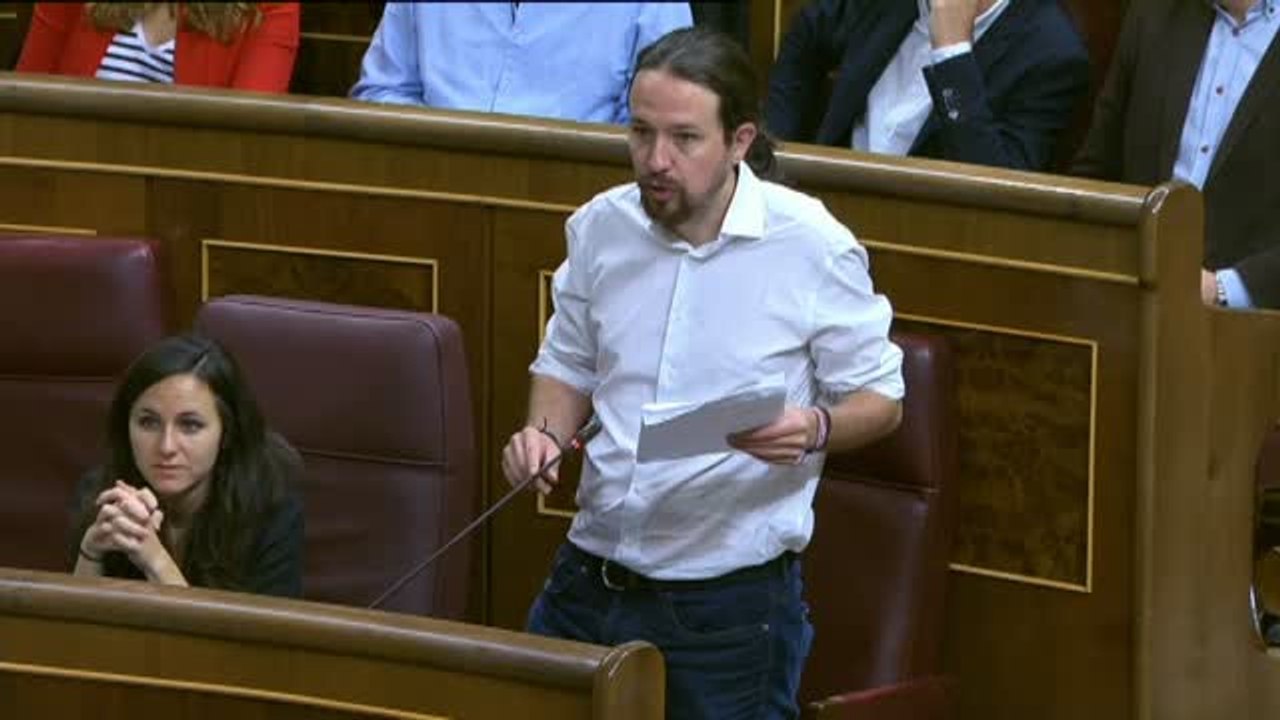 Iglesias a Rajoy: "Para volver a la legalidad van a tener que pedir perdón a los españoles y devolver el dinero robado"