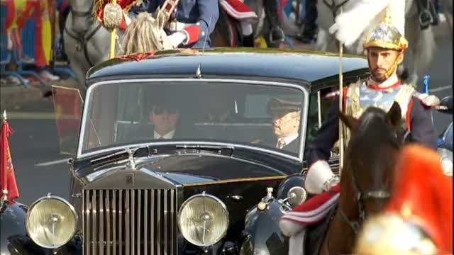 Los reyes presiden el desfile del 12 de Octubre