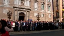 Cataluña protesta por las detenciones de los líderes independentistas