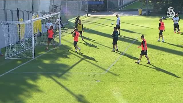 El Real Madrid prepara su próximo encuentro de liga contra el Getafe