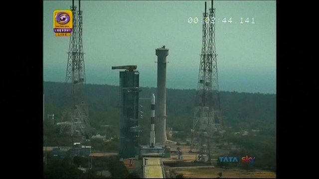 Запуск индийской ракеты-носителя