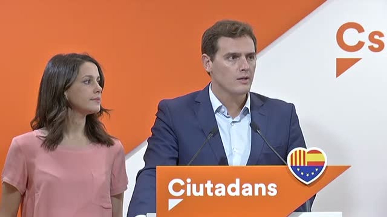 Rivera: "Puigdemont ha fracasado con el referéndum, pero ha conseguido romper en bandos la sociedad"