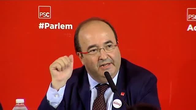 Iceta ofrece al PSC como mediador entre Rajoy y Puigdemont