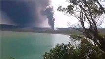 Evacúan la isla de Ambae por la erupción del volcán Manaro Voui