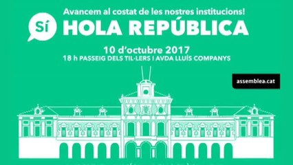 "Hola República. Avancemos al lado de nuestras instituciones"