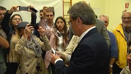 Artur Mas: "El estado hace todo lo posible para que no votemos, violentamente"