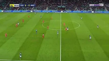 St Etienne 0 - 1 Nimes Antonin Bobichon Goal 01.04.2019