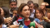 Ada Colau pide la dimisión de Mariano Rajoy