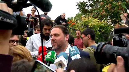 Oriol Junqueras: "Yo ya he votado"
