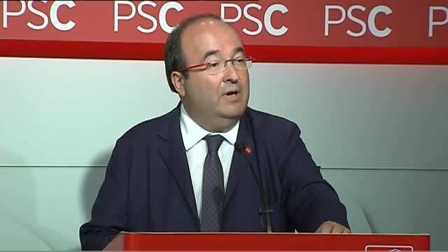 Miquel Iceta, sobre Cataluña: El empecinamiento en una vía unilateral e ilegal puede ponerlos en peligro