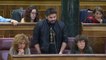 Rufián a Rajoy : "Quite sus sucias manos de las instituciones catalanas"