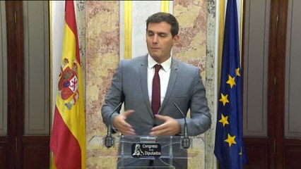 Albert Rivera llama "golpistas" a los independentistas catalanes