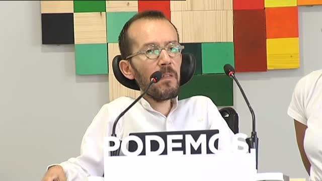 Echenique: 20 minutos después de la llamada de Iglesias a Rajoy la concentración de ultras y violentos se disuelve