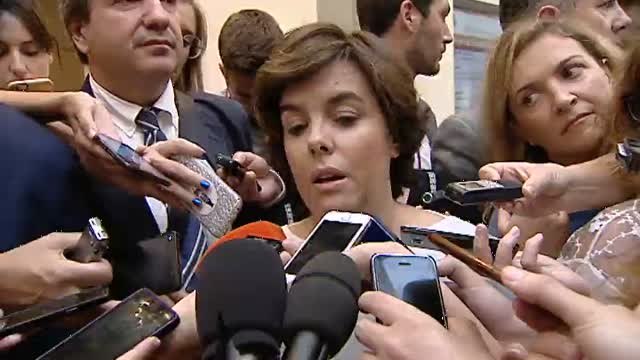 Santamaría hace un llamamiento a la vuelta a la ley y democracia a quienes se han alejado de ella
