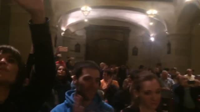 Recuento de votos en la iglesia