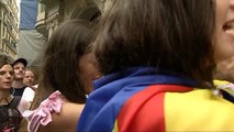 Concentración contra la Policía Nacional en Barcelona
