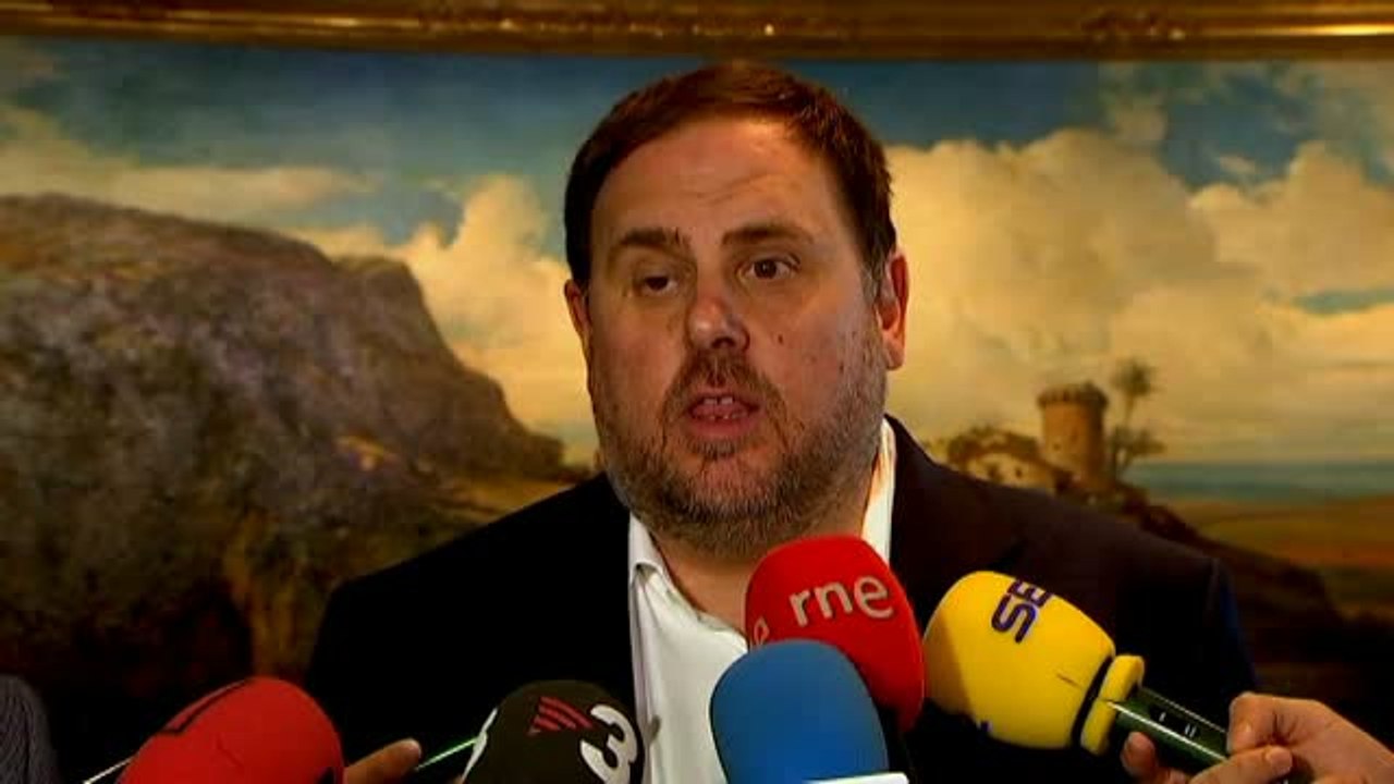 Junqueras: "Seguiremos trabajando siempre para conseguir las mejores relaciones entre Cataluña y España