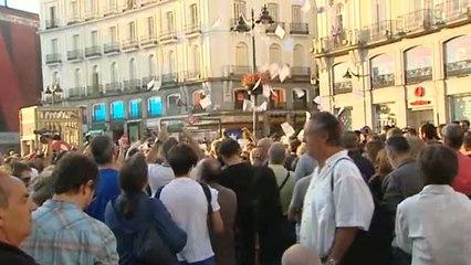 Manifestaciones no autorizadas a favor del referéndum en varias ciudades españolas