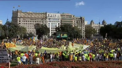 La Diada del Sí abarrota las calles de Barcelona