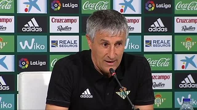 Quique Setién: Todos estamos francamente ilusionados