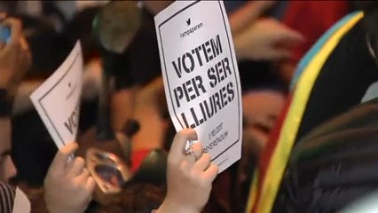 Tensión en Barcelona tras el registro en la Consejería de Economía de la Generalitat