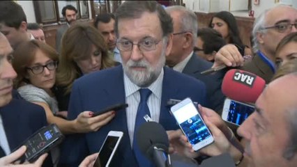 Rajoy: "Si en España no se cumple la ley, habrá injusticia, arbitrariedad y la ley del más fuerte"