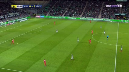 St Etienne 1 - 1 Nimes Remy Cabella Goal 01.04.2019