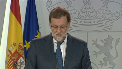 Rajoy dice que el referéndum no se va a celebrar