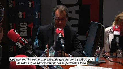 Artur Mas hace una colecta pública "para no quedarse en la ruina"