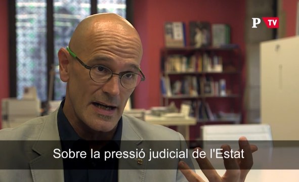 Entrevista a Raül Romeva: sobre la pressió judicial de l'Estat