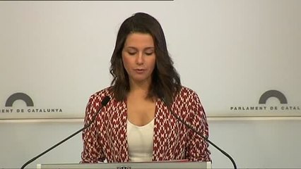 Arrimadas: "No se puede utilizar este Parlament como un club privado al servicio del &#039;procés&#039;"