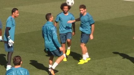 El Real Madrid, a un día de su debut en Champions