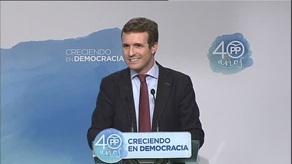 Casado dice que el Govern no puede seguir dando una imagen de impunidad