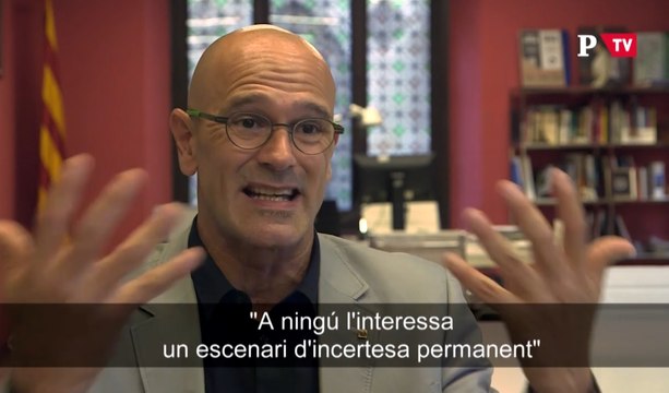 Entrevista a Raül Romeva: A ningú l'interessa un scenari d'incertesa permanent