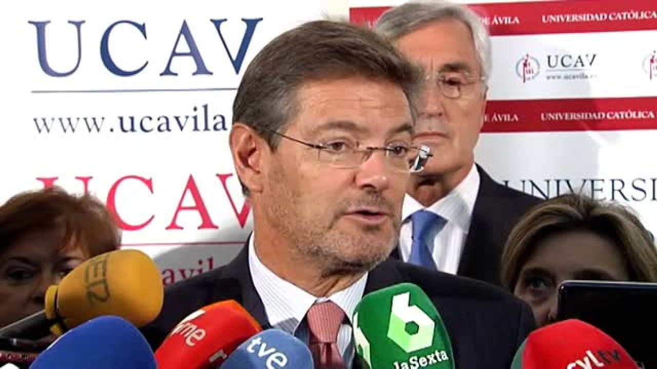 Rafael Catalá: "Todos estamos sometidos a la ley"
