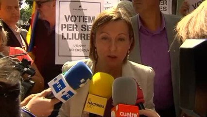 Forcadell sobre Puigdemont y Aigües de Girona: "No somos ingenuos"