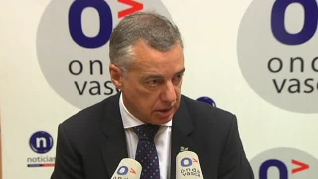 Urkullu afirma que el referéndum catalán no tiene las garantías necesarias