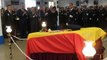 Último adiós al policía asesinado por el sospechoso del 'crimen de la maleta'