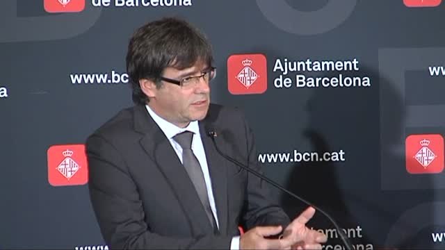 Puigdemont: Nos querían de rodillas en Las Ramblas y nos hemos levantado muy alto