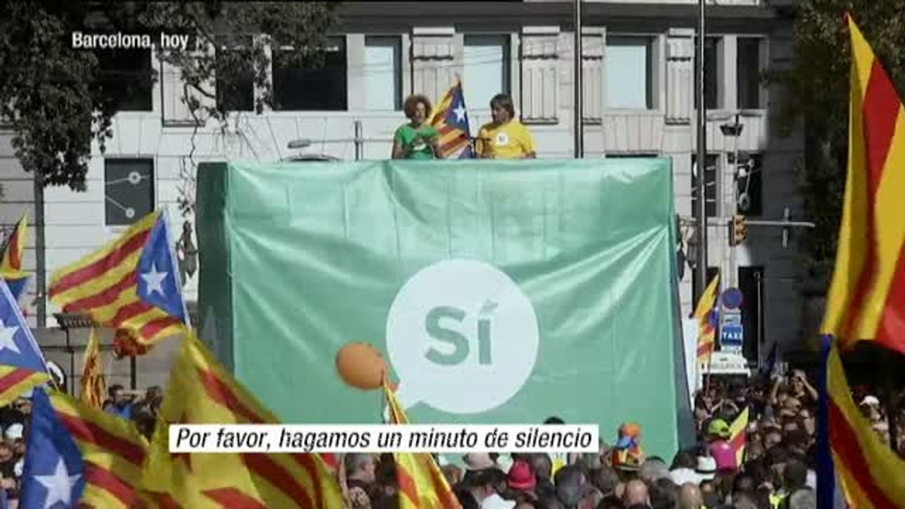 Mensajes más contundentes en la Diada marcados por la inminencia del referéndum