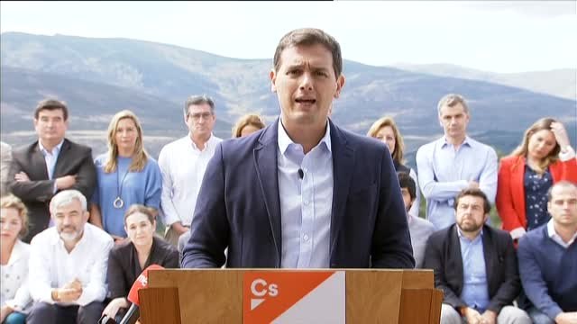 Rivera: Queremos que los poderes del Estado cierren filas para impedir el golpe a la democracia en Cataluña