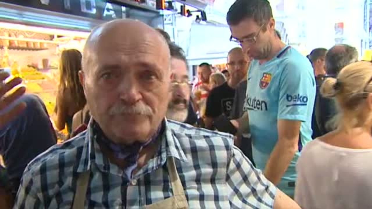 El Mercado de la Boqueria intenta retomar la normalidad